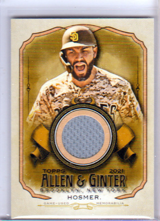 Eric Hosmer, 2021 Topps Allen & Ginter Relic Card AGA-EHO, San Diego Padres, (L2
