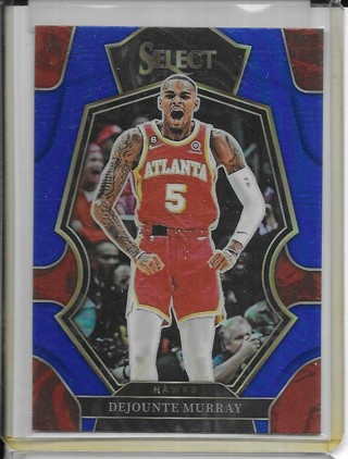 Dejounte Murray 2022-23 Select Prizm Blue #102