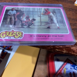 1978 paramount grease it’s Danny at the bat card 