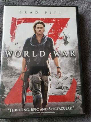 Dvd..World War... Brad Pitt