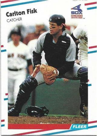 1988 FLEER CARLTON FISK CARD