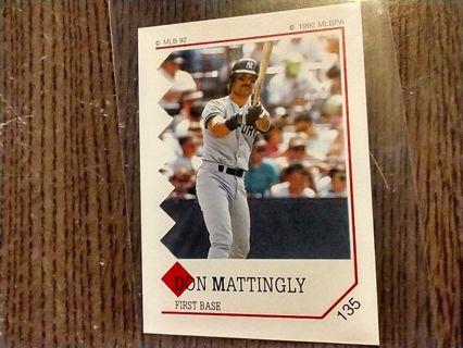 Don Mattingly 1992 Panini