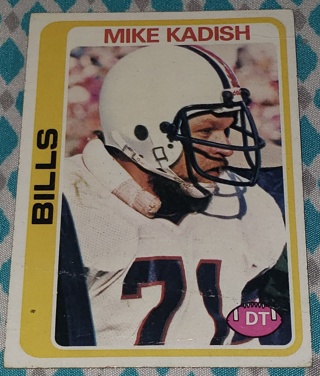 ♨️♨️ 1978 Topps Mike Kadish Football card # 148 Buffalo Bills ♨️♨️