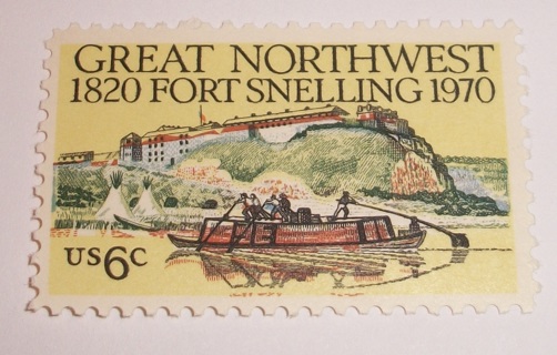 Scott #1409, Fort Snelling, Useable 6¢ US Postage Stamp