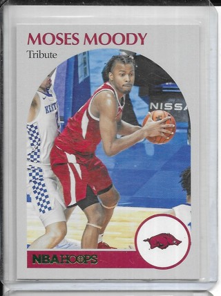 Moses Moody 2021-22 Chronicles Draft Hopps Retro Green #61