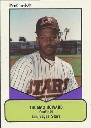 Thomas Howard 1990 Pro Cards Las Vegas Stars