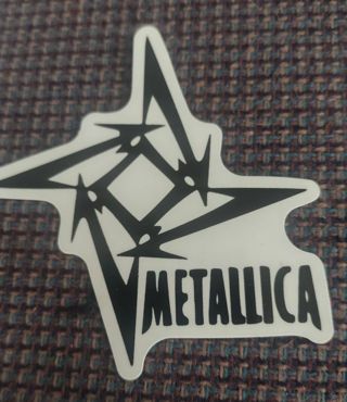 One new Metallica Band sticker water bottle Xbox PS4 Hard Hat tool box Laptop computer