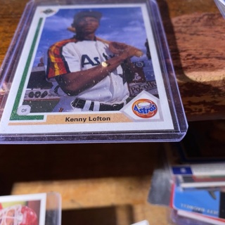 1991 upper deck Kenny lofton baseball card 