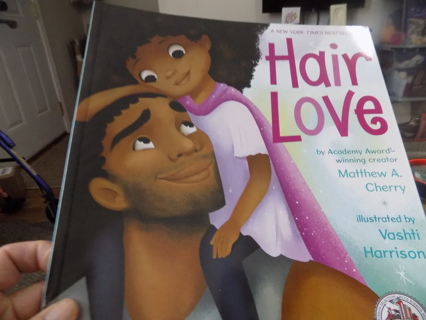 Hair Love a child's book by Matthew Cherry A Dolly Parton Imagination library book