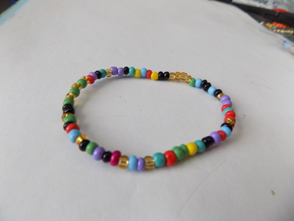 Bracelet Multi color E Beads