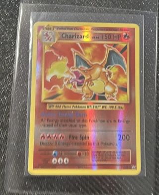 NM XY Evolutions Rev Holo Charizard Pokemon card TCG