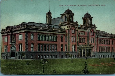 Early 1900's State Normal School Superior WI Post Card