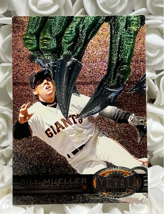 1997 Metal Universe #246 Bill Mueller Rookie Card San Francisco Giants