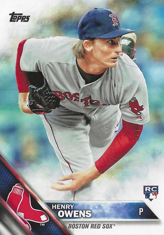 2016 Topps Henry Owens RC #109