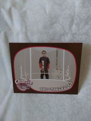 Charlie & The Chocolate Factory mini Trading Card