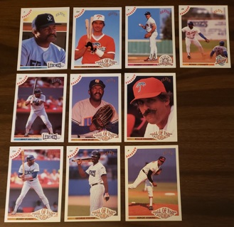 1990 Elite Senior Professional Baseball Association 10 different Cards - All Listed