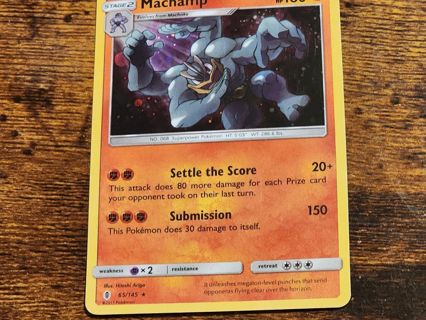 Pokemon Machamp 065/145 holo rare