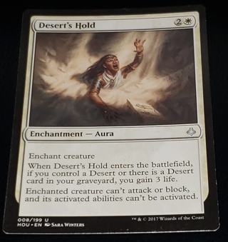 MTG ✨ Desert's Hold - (U) 008/199 Hour of Devastation (HOU) ✨ Magic the Gathering (2017)