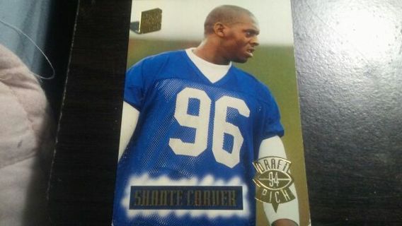 1994 TOPPS STADIUM CLUB DRAFT PICK SHANTE CARVER DALLAS COWBOYS FOOTBALL CARD# 28