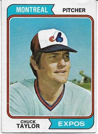 1974 TOPPS CHUCK TAYLOR CARD