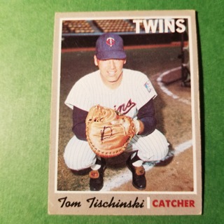 1970 - TOPPS BASEBALL CARD NO. 379 - TOM TISCHINSKI - TWINS