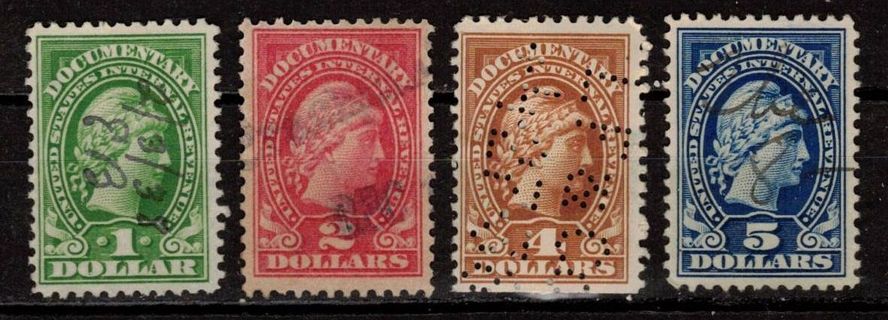 US $ Revenue Stamps, 1917-33