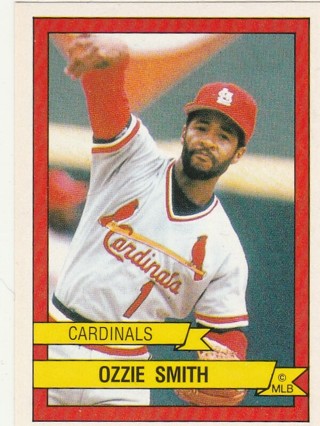 1989 Panini Stickers #186 Ozzie Smith St. Louis Cardinals