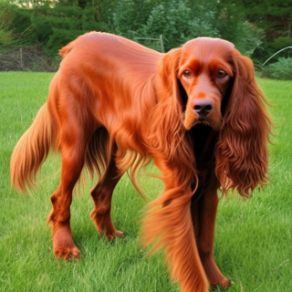 Listia Digital Collectible: Irish Setter dog # 7