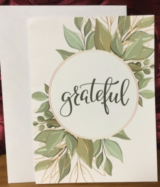 Grateful Blank Card