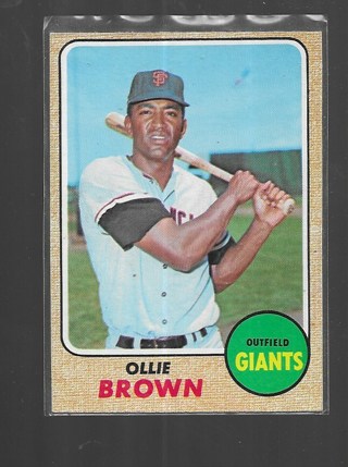 1968 TOPPS OLLIE BROWN #223