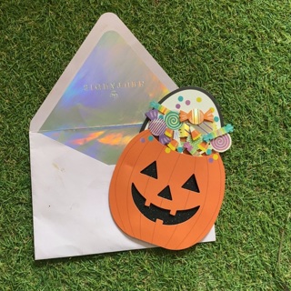 Pumpkin Hallmark Card 