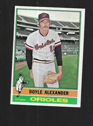 1976 TOPPS DOYLE ALEXANDER #638