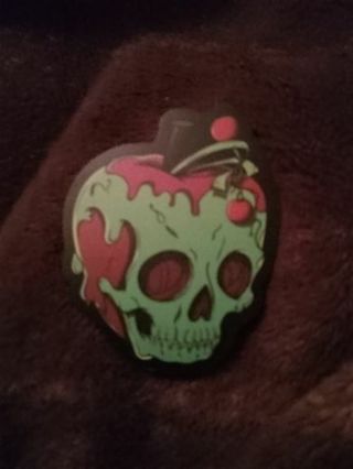 Candy apple or candle skull sticker