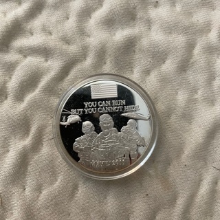 Silver plated coin