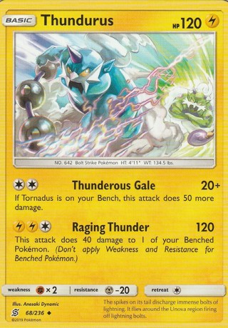 Pokemon Card: Thundurus