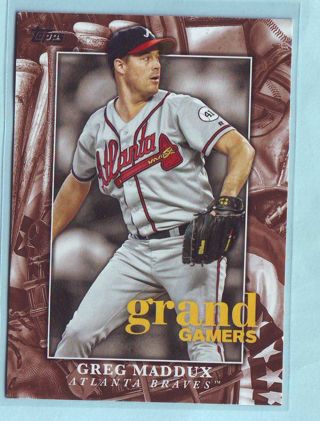 2024 Topps Greg Maddux GRAND GAMERS INSERT Baseball Card # GOG-7 Braves