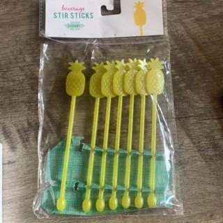 Pineapple Beverage Stirrers