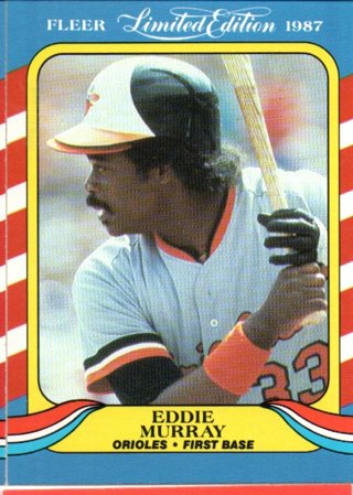 1987 Fleer Eddie Murray Limited Edition