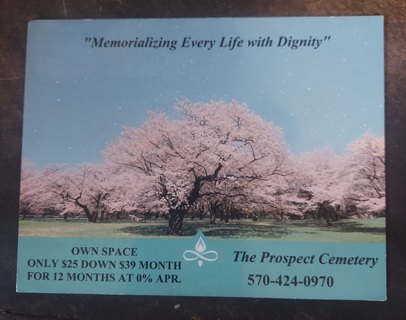 Prospect Cemetery Postcard 