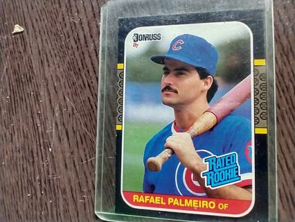 Rafael Palmeiro Rated Rookie 1987 Donruss