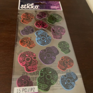 Sticko skull stickers 