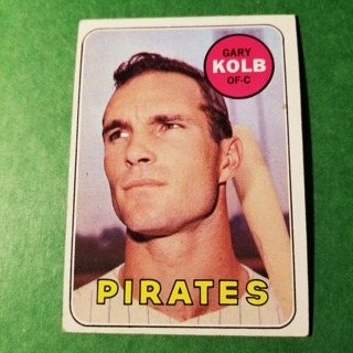 1969 - TOPPS BASEBALL CARD  NO. 307 - GARY KOLB - PIRATES