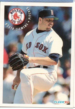 1994 Fleer Sunoco Roger Clemens