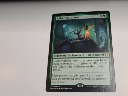 Magic the gathering mtg Raised by Giants rare card Baldurs Gate