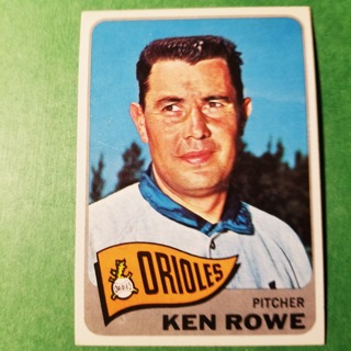 1965 - TOPPS BASEBALL CARD NO. 518 - KEN ROWE - ORIOLES
