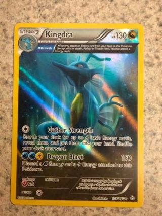 Kingdra rare holo 108/160 NM