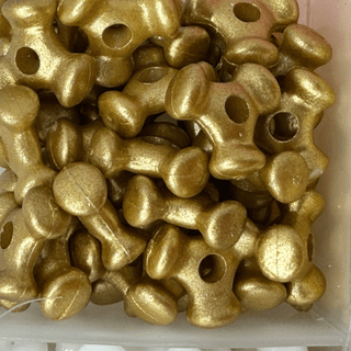 Free: Gold Three Sided 9mm Tri Beads