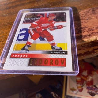 2000 upper deck Stanley cup edition Sergei fedorov hockey card 