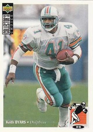 Tradingcard - 1994 Collector's Choice #99 - Keith Byars - Miami Dolphins
