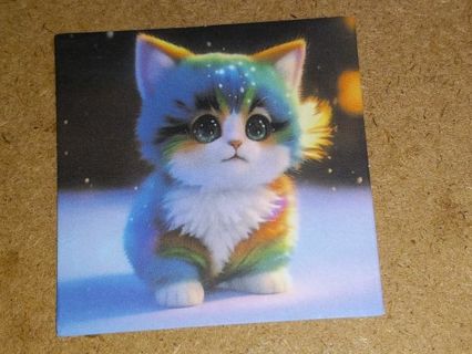 Cat Cute new vinyl sticker no refunds regular mail only Very nice these are all nice